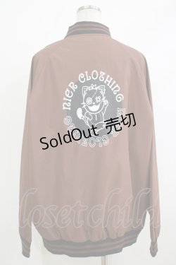 画像3: NieR CLOTHING / 内ポケット付きMILK CHOCOLATE BLOUSON 【ミケ】  茶 H-25-10-17-1055-PU-JA-KB-ZH