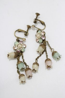 画像1: Michal Negrin / フラワーイヤリング  すずらん H-25-10-17-1072-LO-AC-KB-ZH