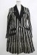 画像1: Candy Stripper / OLYMPIAN STRIPE PLEATS ONE-PIECE 1(S) BLACK×OFF WHITE H-25-10-17-1013-PU-OP-KB-ZH (1)