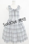 Emily Temple cute / スウェーデンタータンノースリーブワンピース  サックス H-25-10-17-1002-ET-OP-KB-ZH