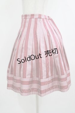 画像2: Jane Marple / Dot Stripe Jacquardのミニスカート  ピンク H-25-10-17-1016-JM-SK-KB-ZH