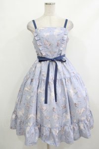 Emily Temple cute / Starry Skyキャミソールワンピース M サックス H-25-10-17-1021-ET-OP-KB-ZH