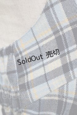 画像4: Emily Temple cute / スウェーデンタータンノースリーブワンピース  サックス H-25-10-17-1002-ET-OP-KB-ZH