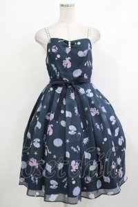 Emily Temple cute / Mystical Seaキャミワンピース  ディープブルー H-25-10-17-1022-ET-OP-KB-ZH