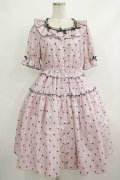Melody BasKet / Little dot heartワンピース M ピンク H-25-10-17-1025-LO-OP-KB-ZH