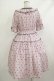 画像3: Melody BasKet / Little dot heartワンピース M ピンク H-25-10-17-1025-LO-OP-KB-ZH (3)
