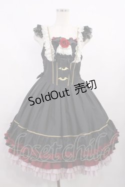 画像1: metamorphose / GRANBLUE FANTASYコラボ/ヴァンピィジャンパースカート Free ブラック H-25-10-17-008-ME-OP-NS-ZH