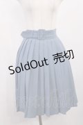 Fi.n.t / 太ベルト付きプリーツスカート Free BLUE H-25-10-17-020-CA-SK-NS-ZH