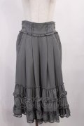 axes femme / フリル×レーススカウチョ M グレー H-25-10-17-021-AX-PA-NS-ZH