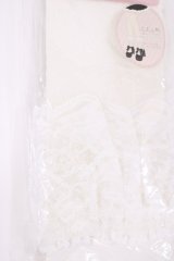 m petit by misako / AMCSラッセルリボンフリル  オフホワイト H-25-10-17-033-LO-ZA-NS-ZH