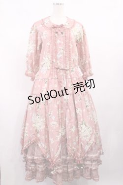 画像1: PINK HOUSE / ローエングリンプリントのワンピース Free ピンク H-25-10-17-003-LO-OP-NS-ZH