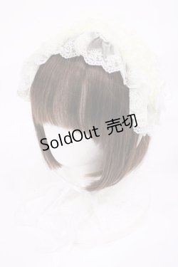 画像1: metamorphose / チュールレースヘッドドレス  生成り H-25-10-17-041-ME-AC-NS-ZH