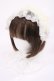 画像1: metamorphose / チュールレースヘッドドレス  生成り H-25-10-17-041-ME-AC-NS-ZH (1)
