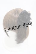 marcHenTica / メルヘンロマンチカお花コサージュ  ブラック H-25-10-18-1005-LO-AC-NS-ZH