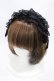 画像1: marcHenTica / 宵闇ヘッドドレス  ブラック H-25-10-18-1006-LO-AC-NS-ZH (1)