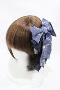 metamorphose / Star Roseリボンクリップ  ネイビー H-25-10-18-1007-ME-AC-NS-ZH