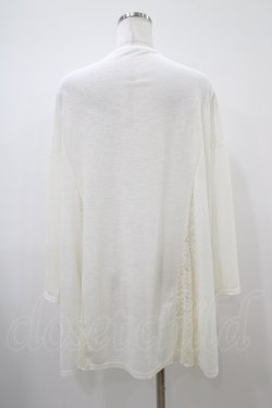 画像2: axes femme / レース切替カーディガン M オフ H-25-10-18-1050-AX-TO-NS-ZH