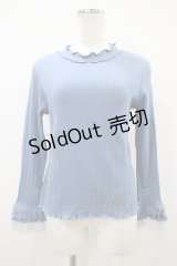 axes femme / プリーツチュールメロープルオーバー Free ブルー H-25-10-18-1058-AX-TO-NS-ZH