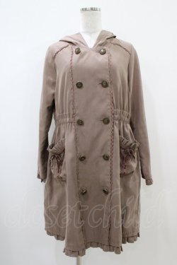 画像1: axes femme / ダブルボタンコート M ブラウン H-25-10-18-1060-AX-CO-NS-ZH