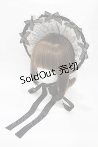 妹抖手作工作屋（海外ロリータブランド） / ボンネット  ブラック H-25-10-18-1009-0-AC-NS-ZH