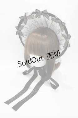 画像1: 妹抖手作工作屋（海外ロリータブランド） / ボンネット  ブラック H-25-10-18-1009-0-AC-NS-ZH