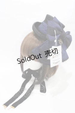 画像1: Hoshibako Works / Rozen Maiden x HoshibakoWorks 蒼星石ミニハット  ネイビー H-25-10-18-1010-LO-AC-NS-ZH