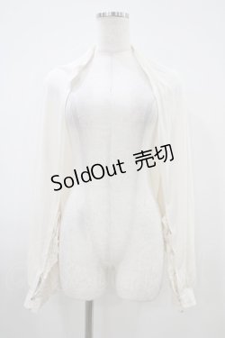 画像1: axes femme / ビジュー釦UVカットストール Free オフ H-25-10-18-1016-AX-ZA-NS-ZH