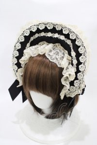 Innocent World / アニバーサリーボンネット  ブラック H-25-10-18-1002-IW-AC-NS-ZH