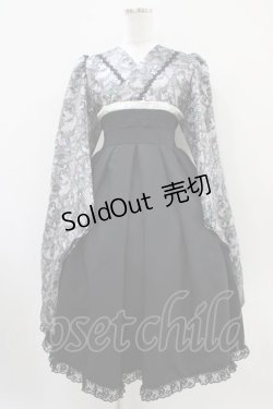 画像1: marcHenTica / 宵闇ワンピース  ブラック H-25-10-18-1020-LO-OP-NS-ZH