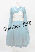 marcHenTica / セミオーダーワンピース プリンセスサイズ ブルーグリーン H-25-10-18-1022-LO-OP-NS-ZH