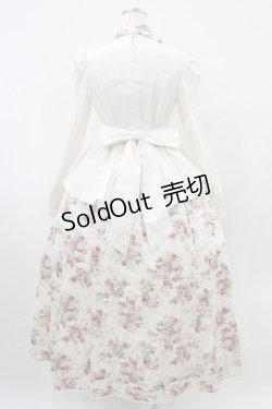 画像2: Victorian maiden / アンティークロココブーケヴィクトリアンワンピース  ミルクティーローズ H-25-10-18-1023-CL-OP-NS-ZH