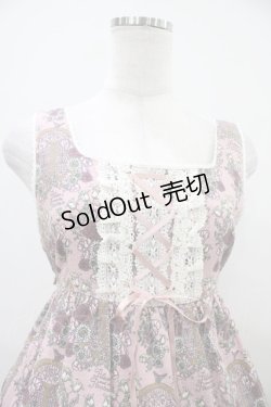 画像4: ALICE and the PIRATES / 旅立ちのブーケと希望の窓柄ジャンパースカートII Free 渋ピンク H-25-10-18-1025-PA-OP-NS-ZH