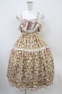 ALICE and the PIRATES / 追憶のオーナメントローズ柄ジャンパースカートII Free 生成り H-25-10-18-1026-PA-OP-NS-ZH