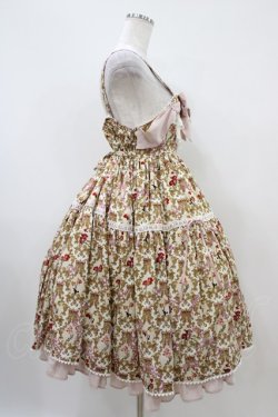 画像3: ALICE and the PIRATES / 追憶のオーナメントローズ柄ジャンパースカートII Free 生成り H-25-10-18-1026-PA-OP-NS-ZH