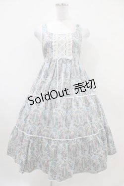 画像1: ALICE and the PIRATES / 旅立ちのブーケと希望の窓柄ジャンパースカートII Free 渋ピンク H-25-10-18-1028-PA-OP-NS-ZH