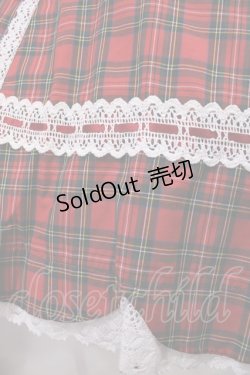 画像6: BABY,THE STARS SHINE BRIGHT / 裾スカラップタータンチェックジャンパースカートセット Free エンジ H-25-10-19-002-BA-OP-NS-ZH