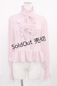 BABY,THE STARS SHINE BRIGHT / ストライプシフォンブラウス Free ピンク H-25-10-19-034-BA-BL-NS-ZH