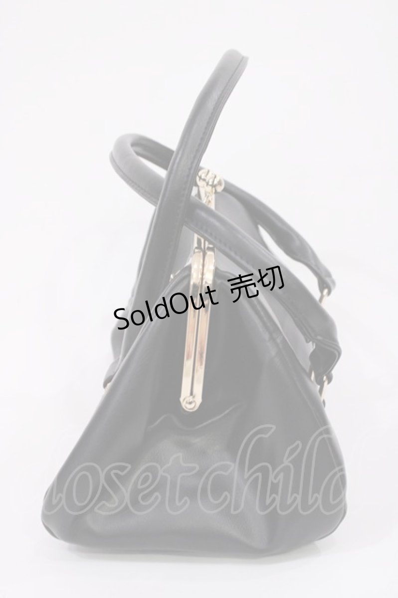 画像2: BABY,THE STARS SHINE BRIGHT / 王冠ガマ口BAG  ブラック H-25-10-19-036-BA-BG-NS-ZH (2)