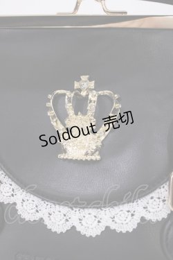 画像4: BABY,THE STARS SHINE BRIGHT / 王冠ガマ口BAG  ブラック H-25-10-19-036-BA-BG-NS-ZH