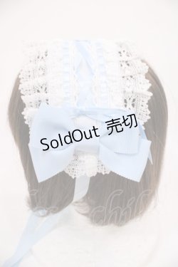 画像2: BABY,THE STARS SHINE BRIGHT / はしごレースのスピンドールヘッドドレス  サックス H-25-10-19-040-BA-AC-NS-ZH