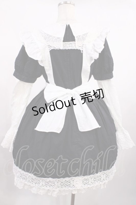 画像2: BABY,THE STARS SHINE BRIGHT / アリスセットワンピース Free ブラック H-25-10-19-004-BA-OP-NS-ZH (2)