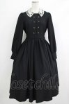 画像1: Innocent World / レース衿ナポレオンワンピース M ブラック H-25-10-19-1003-IW-OP-NS-ZH (1)