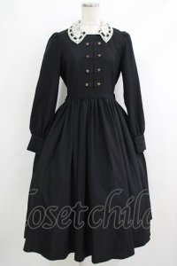 Innocent World / レース衿ナポレオンワンピース M ブラック H-25-10-19-1003-IW-OP-NS-ZH