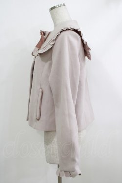 画像2: m petit by misako / AM*セーラーショートコート M ピンク H-25-10-19-1028-LO-CO-NS-ZH