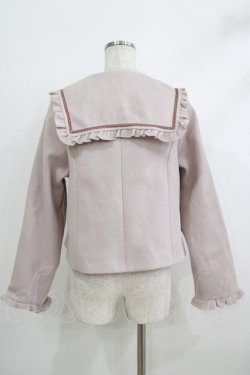 画像3: m petit by misako / AM*セーラーショートコート M ピンク H-25-10-19-1028-LO-CO-NS-ZH