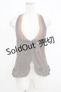 axes femme / バックティアードベスト M ブラウン H-25-10-19-1029-AX-TO-NS-ZH