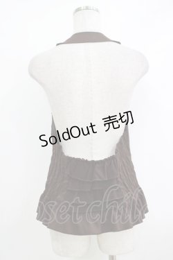 画像3: axes femme / バックティアードベスト M ブラウン H-25-10-19-1029-AX-TO-NS-ZH