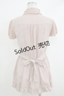 画像3: axes femme / 刺繍入りビスチェブラウス M アワピンク H-25-10-19-1032-AX-BL-NS-ZH