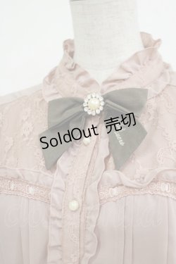 画像4: axes femme / 刺繍入りビスチェブラウス M アワピンク H-25-10-19-1032-AX-BL-NS-ZH