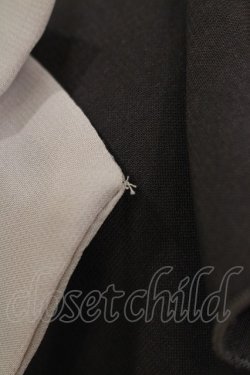 画像4: axes femme / シャボ付きラッフルブラウス M ブラウン H-25-10-19-1037-AX-BL-NS-ZH